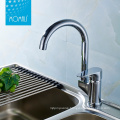 Hot and cold brass kitchen sink water tap